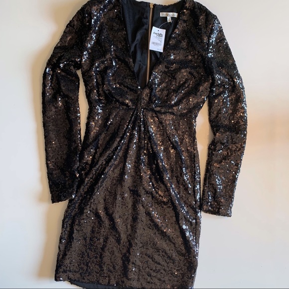 NEW - CHARLOTTE RUSSE Sequence Dress | Black | XS - Picture 8 of 8